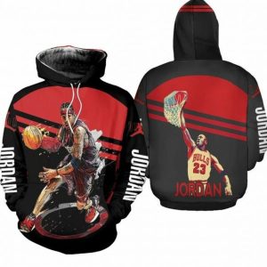Chicago Bulls 3d All Over Print Hoodie