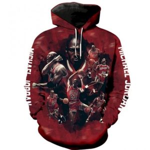 Chicago Bulls NBA Michael Jordan 23 All Over Printed Custom 3D Hoodie