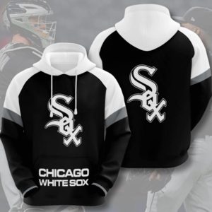 Chicago Whitesox Black Hoodie 3D