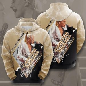 Christina Aguilera 27th anniversary 1993 2020 Signature Design Gift For Fan 3D Hoodie