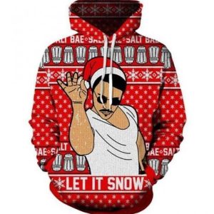 Christmas 3D Hoodies Salt Bae