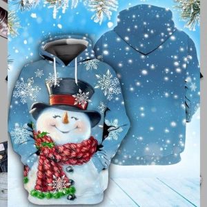 Christmas Blue Christmas 3D Printed Sublimation Hoodie