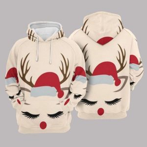 Christmas Cream Popular 3D Printed Sublimation Hoodie