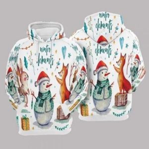 Christmas Multicolor Popular Unisex 3D Hoodie
