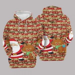 Christmas Orange Amazing Unisex 3D Hoodie