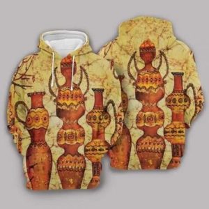 Christmas Plaid Peach Awesome Unisex 3D Hoodie