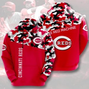 Cincinnati Reds Machine Sport Hoodie 3D