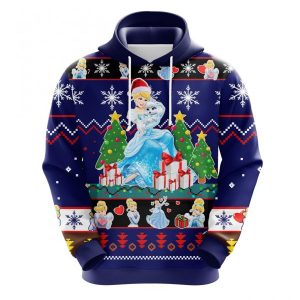 Cinderella Christmas Cute Noel Mc Ugly Hoodie 3D