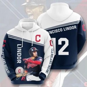 Cleveland Indians 3d Hoodie Style Lindor