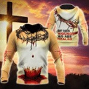 Crown Of Thorn Jesus Hoodie 3D