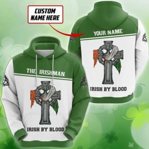 Customize Name Irish Saint Patrick Day 3D Hoodie