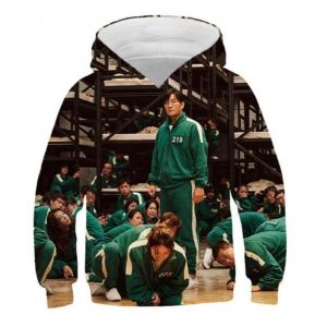 Cute Squid Game Korean Drama Hoodie 3D