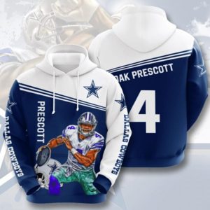 Dallas Cowboy Prescott 4 Hoodie 3D
