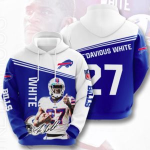 Davious White 27 Hoodie 3D
