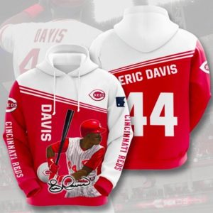 Davis 44 Red Hoodie 3D