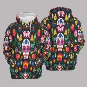 Day Of The Dead Unisex 3D Hoodie New