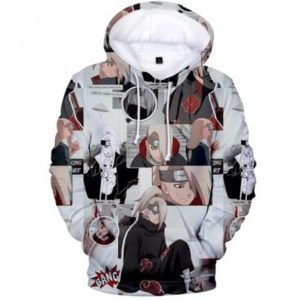Deidara Naruto Shippuden Japanese Comic Manga Hoodie