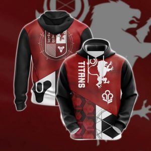 Destiny 2 Titans Unisex 3D Hoodie
