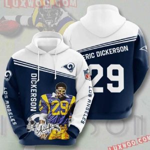 Dickerson 26 Nfl Los Angeles Rams 3d Hoodies