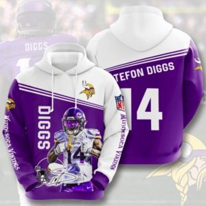 Diggs Minnesota Vikings Hoodie 3D