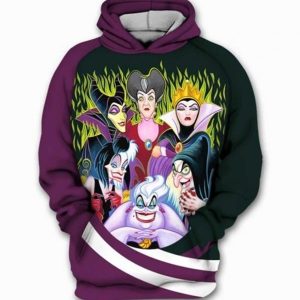 Disney Villains 3D Hoodie