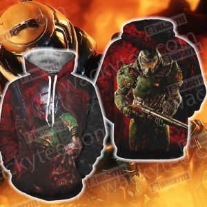 Doom  Doomguy Unisex 3D Hoodie