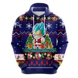 Dragon Ball Christmas cute Noel Mc Ugly 3D Hoodie