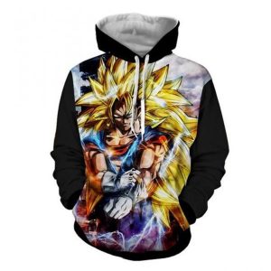 Dragon Ball Super Vegito 3 Super Saiyan Epic Kaioken Hoodie 3D