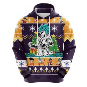 Dragon Ball Z Goku Christmas Cute Noel Mc Ugly Hoodie 3D
