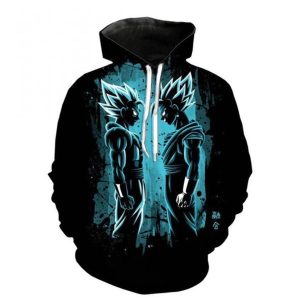 Dragon Ball Z Hoodie  Super Saiyan Blue Vegito 3d Hoodie Jacket