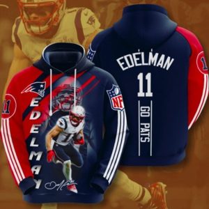 Edelman 11 Go Pats Hoodie 3D
