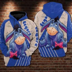 Eeyore Cartoon Winnie The Pooh Movie Disney 1 Over Print 3D Hoodie