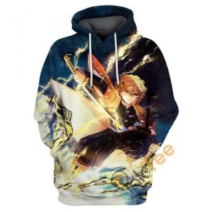 Emitting Fire And Thunder Amazon Best Selling Hoodie 3D