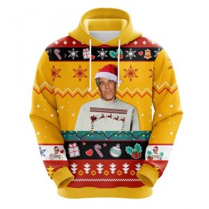 Epstein Himself Christmas cute Noel Mc Ugly Hoodie 3D