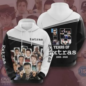 Extras 3D All Over Printed Hoodie