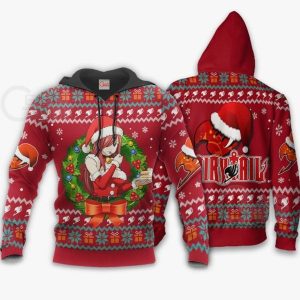 Fairy Tail Erza Scarlet Anime Xmas Hoodie 3D