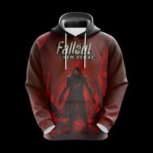 Fallout New Vegas Unisex Zip Up Hoodie 3D