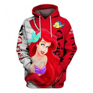 Film Character Ariel Little Mermaid Exclusive Collection Just Released 3D Hoodie