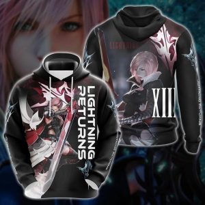 Final Fantasy XIII Lightning Returns Unisex 3D Hoodie