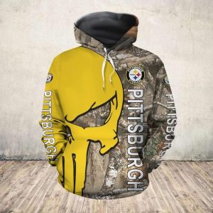Football Team Nfl Pittsburgh Steelers 3d Hoodie Sport