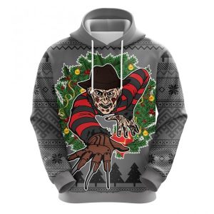 Freddy Krueger Christmas cute Noel Mc Ugly Hoodie 3D