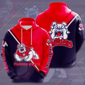Fresno State Bulldogs Hoodie 3D
