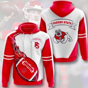 Fresno State Red Hoodie 3D