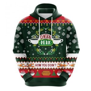 Friends Tv Show Christmas Cute Noel Mc Ugly Hoodie 3D