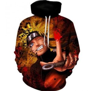 Funny Ninja Kid Naruto Uzumaki Dope Anime Shippuden 3D Print Hoodie