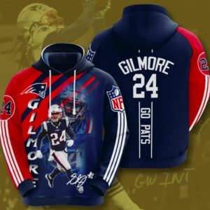 Gilmore 24 Go Pats Hoodie 3D