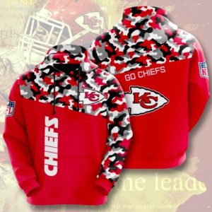 Go Chiefs Red Style Hoodie 3D