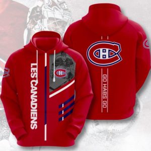 Go Habs Go Les Canadiens Hoodie 3D