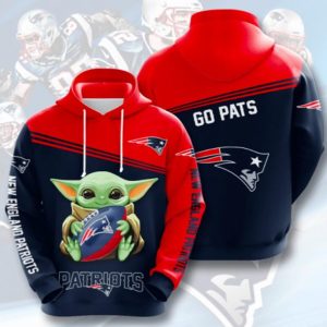 Go Pats Patriots Sport Hoodie Yoda