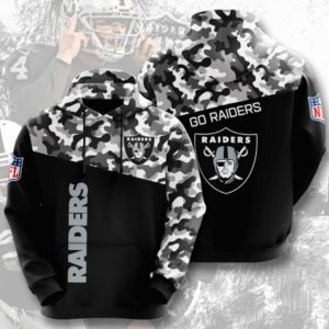 Go Raiders Black Sport Hoodie 3D